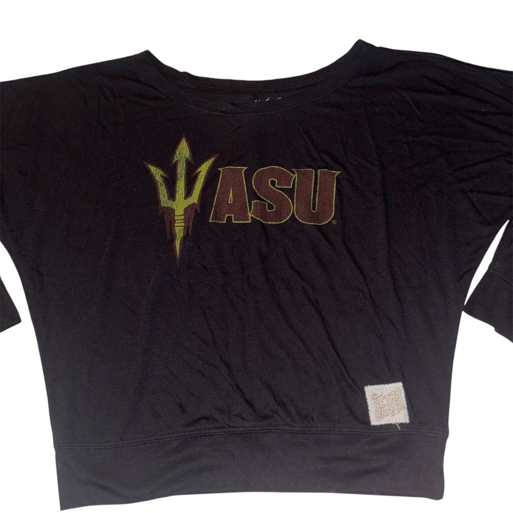 ASU Sun Devils Womens Size M Top Original Retro Brand Arizona State University